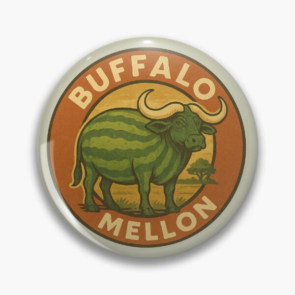 Artikelvorschau, Buffalo Mellon – Lustiges Retro-Tierwortspiel entworfen und verkauft von hangmeart.