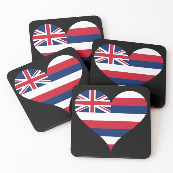 Item preview, Hawaii Heart Flag designed and sold by NTGUILTY.