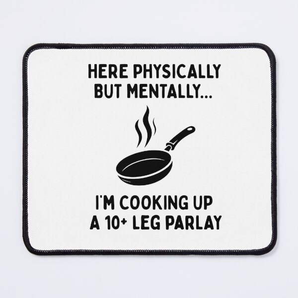 Item preview, Cooking Up A Parlay - Funny Parlay / Sports betting Design designed and sold by SabbaticalSteve.
