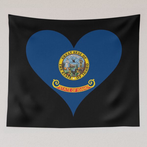 Item preview, Idaho Heart Flag designed and sold by NTGUILTY.