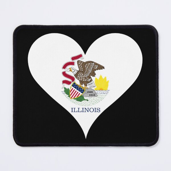 Item preview, Illinois Heart Flag designed and sold by NTGUILTY.