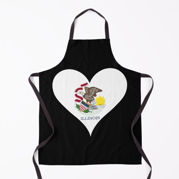 Item preview, Illinois Heart Flag designed and sold by NTGUILTY.