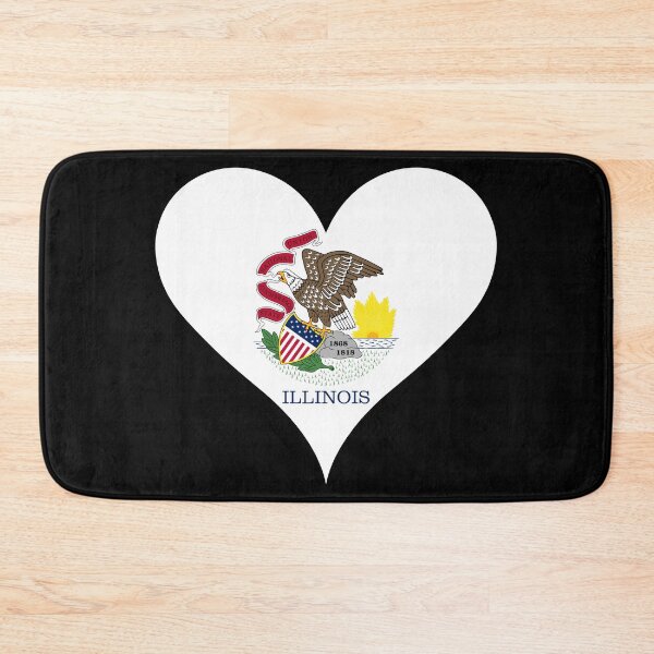 Item preview, Illinois Heart Flag designed and sold by NTGUILTY.
