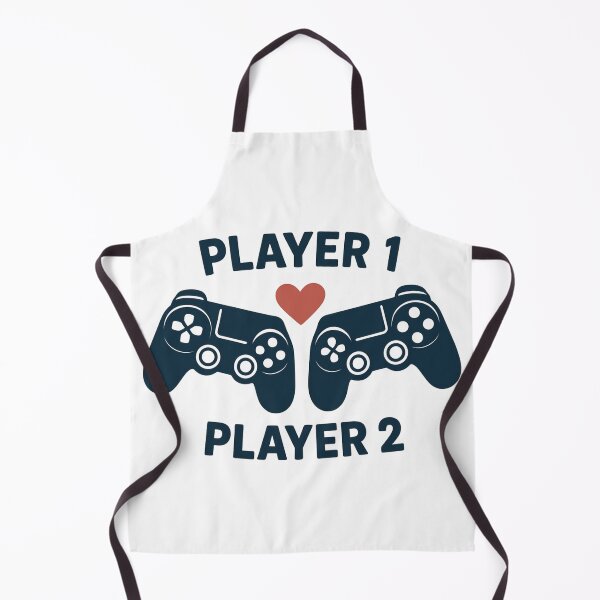 Item preview, Couple Gaming T-Shirt – Player 1 Player 2 Matching Controllers with Heart designed and sold by darkan1.