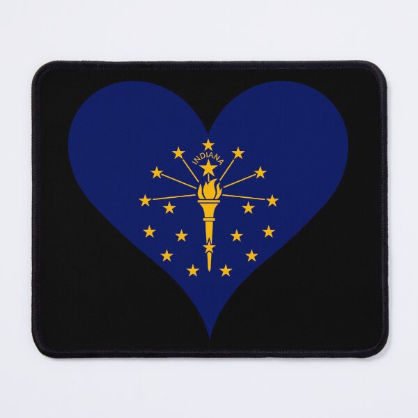 Item preview, Indiana Heart Flag designed and sold by NTGUILTY.