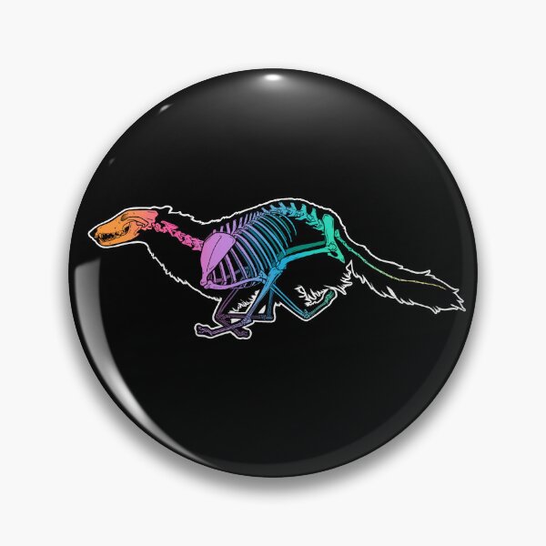 Item preview, Borzoi Skeleton - Rainbow designed and sold by Spinyflowerart.