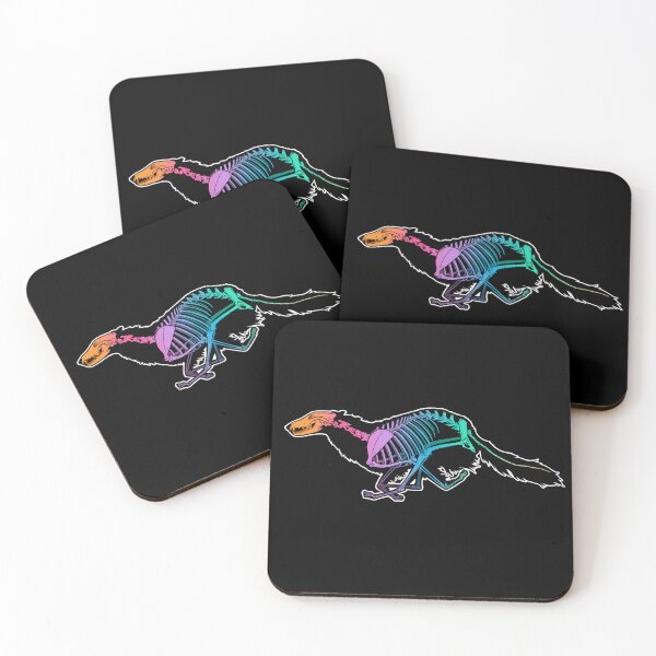 Item preview, Borzoi Skeleton - Rainbow designed and sold by Spinyflowerart.