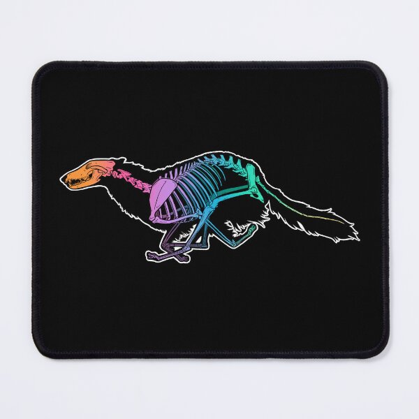 Item preview, Borzoi Skeleton - Rainbow designed and sold by Spinyflowerart.