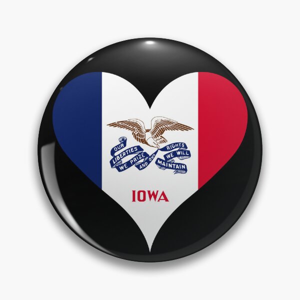 Item preview, Iowa Heart Flag designed and sold by NTGUILTY.