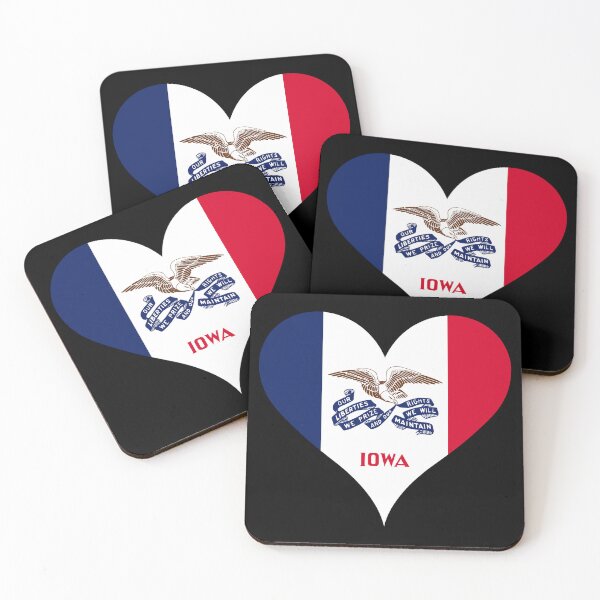 Item preview, Iowa Heart Flag designed and sold by NTGUILTY.