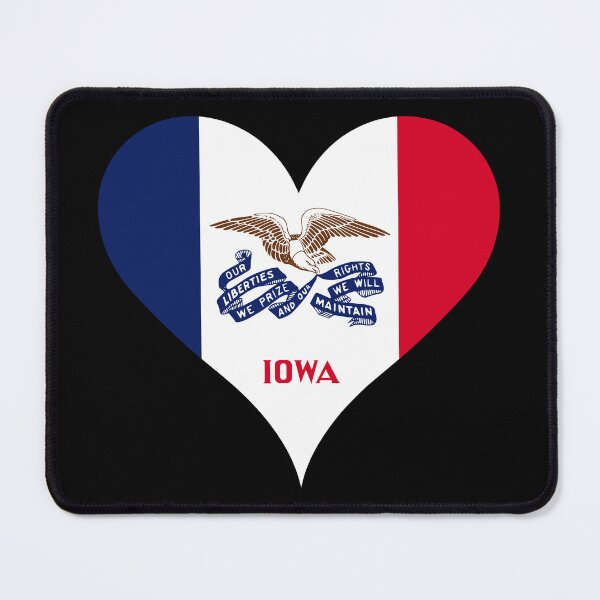 Item preview, Iowa Heart Flag designed and sold by NTGUILTY.