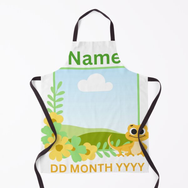 Item preview, Cute Yellow Gecko with Flowers Personalized Mug for Baby Boy designed and sold by MonyVeli.