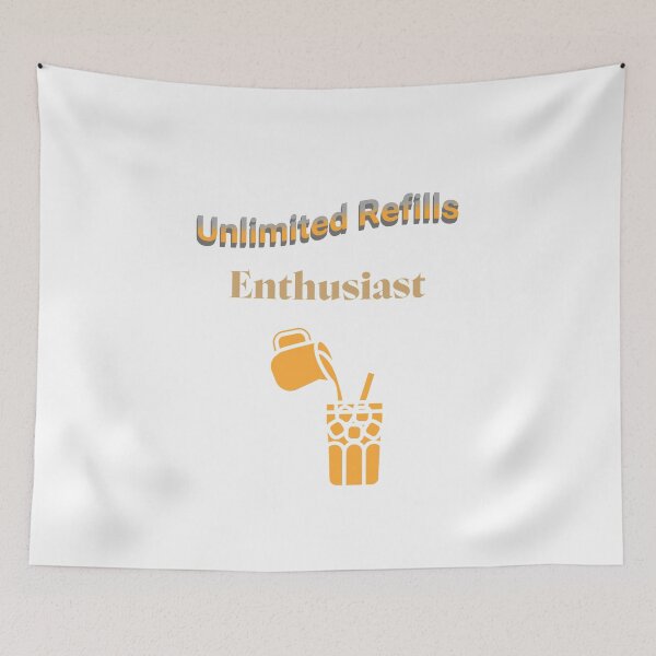 Item preview, Unlimited Refills Enthusiast designed and sold by Caris Clothing.