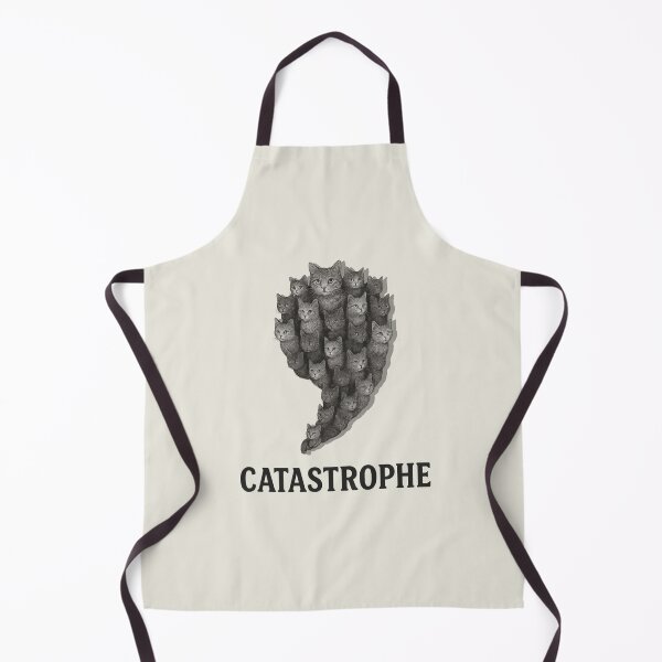 Item preview, Catastrophe – Funny Cat Pun designed and sold by hangmeart.