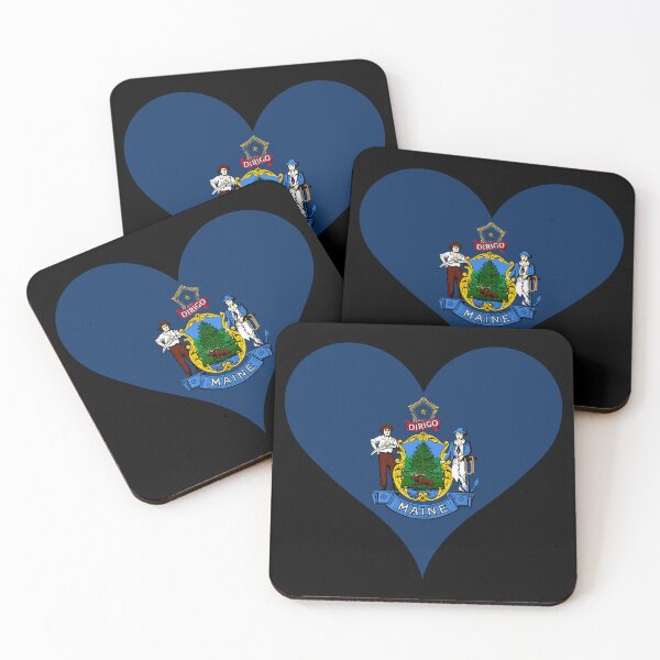 Item preview, Maine Heart Flag designed and sold by NTGUILTY.