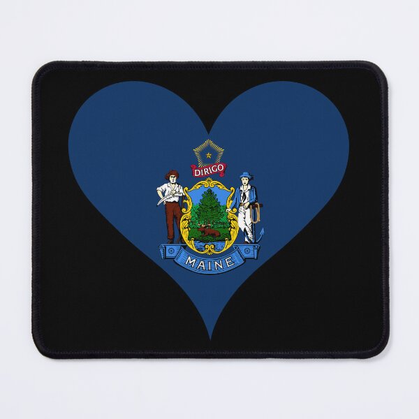 Item preview, Maine Heart Flag designed and sold by NTGUILTY.