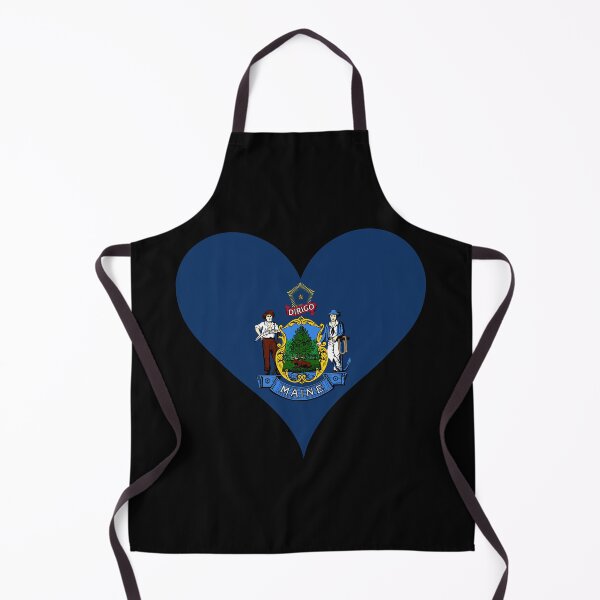 Item preview, Maine Heart Flag designed and sold by NTGUILTY.