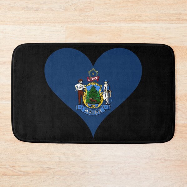 Item preview, Maine Heart Flag designed and sold by NTGUILTY.