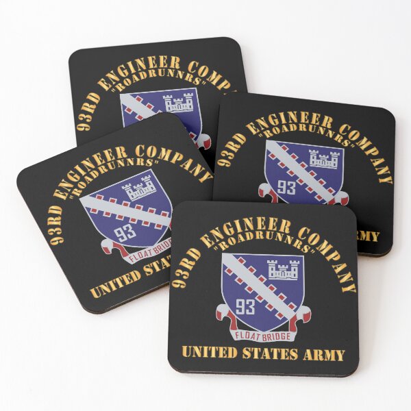 Item preview, Army - 93rd Engineer Company (Float Bridge) - Roadrunners - Unites States Army X 300 designed and sold by Military Insignia Products.