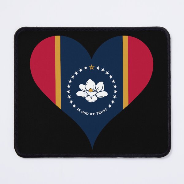 Item preview, Mississippi Heart Flag designed and sold by NTGUILTY.