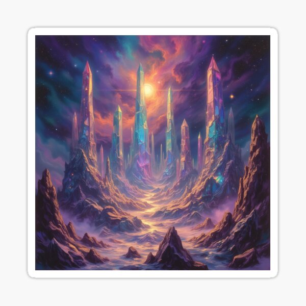 Item preview, Magical Crystals of the Cosmos designed and sold by JonelleTshirts.