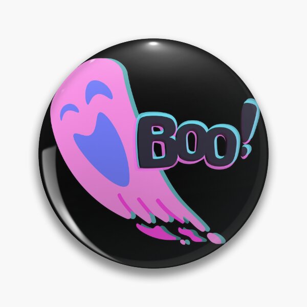 Item preview, Pink Neon Ghost with Boo Text – Spooky Cute Halloween Design designed and sold by Furkan Al-Gburi.
