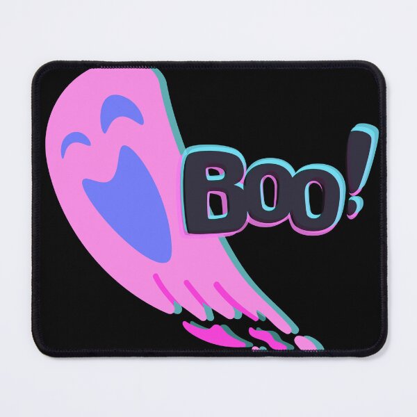 Item preview, Pink Neon Ghost with Boo Text – Spooky Cute Halloween Design designed and sold by Furkan Al-Gburi.