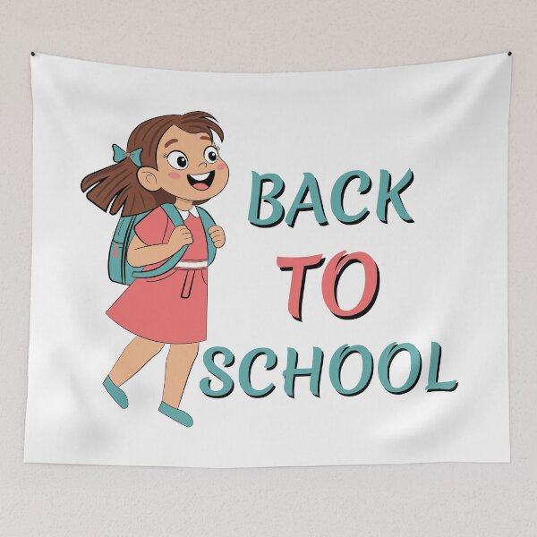 Item preview,  WELCOME BACK TO SCHOOL - GIRL -  GOOD LUCK - SUCCESS designed and sold by Gihan-Design.