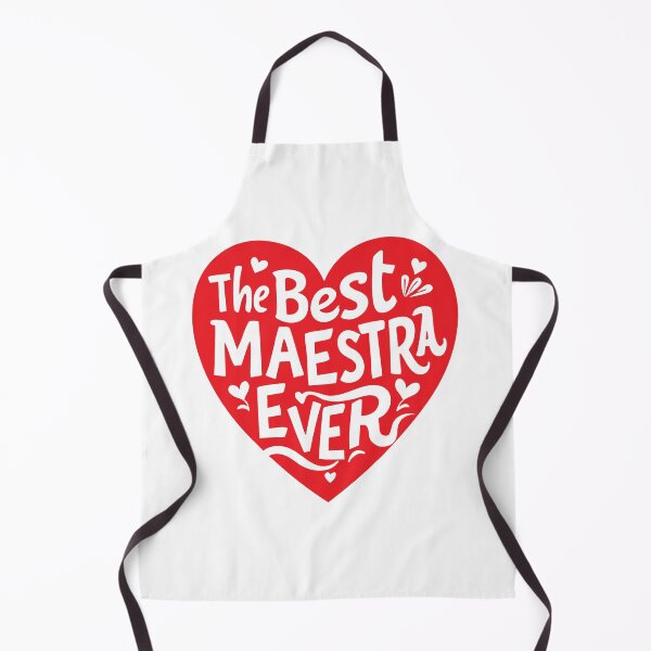 Item preview, The Best Maestra Ever Heart – Spanish Teacher Appreciation designed and sold by Wild and Still Studio.