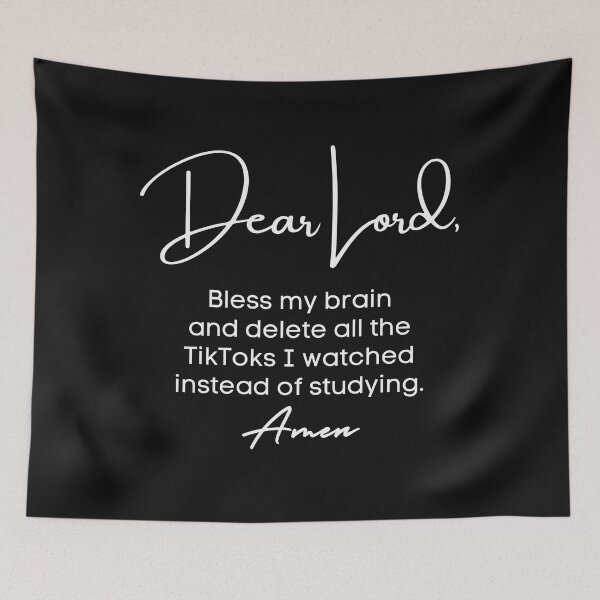 Item preview, Dear Lord | Funny Student Prayer  designed and sold by Anniko Art Studio.