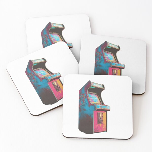 Item preview, Retro Arcade Machine – Vintage 80s Gaming Aesthetic designed and sold by AlexLineArt.