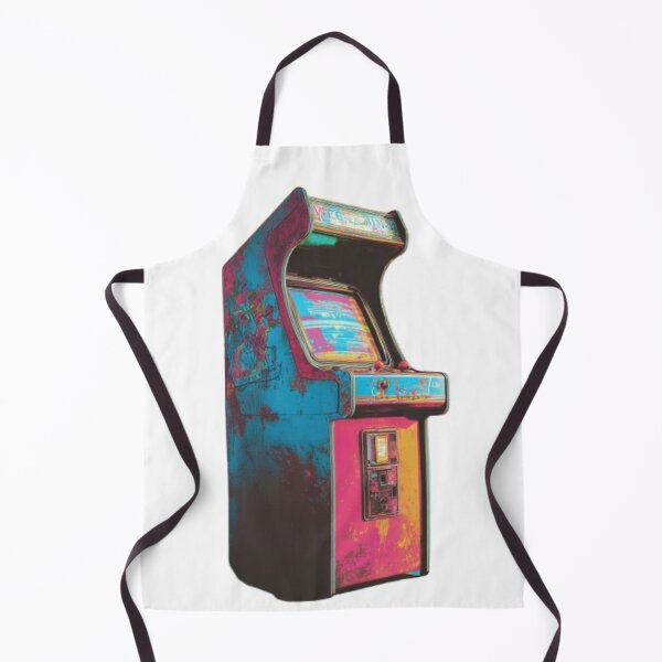 Item preview, Retro Arcade Machine – Vintage 80s Gaming Aesthetic designed and sold by AlexLineArt.
