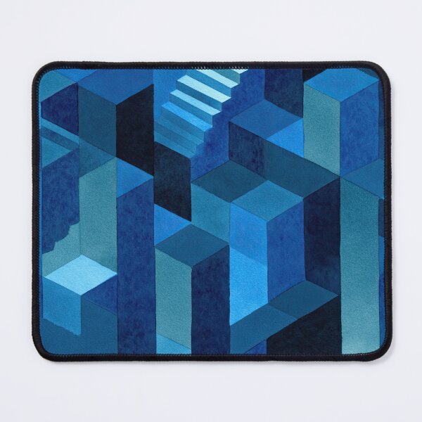 Item preview, Watercolor dream labyrinth with impossible surreal architecture designed and sold by Piotrek0001.