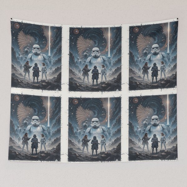 Item preview, Space Epic Chronicles Powerful Galactic Journeys Unfold Art designed and sold by ART ATTACK ZONE.
