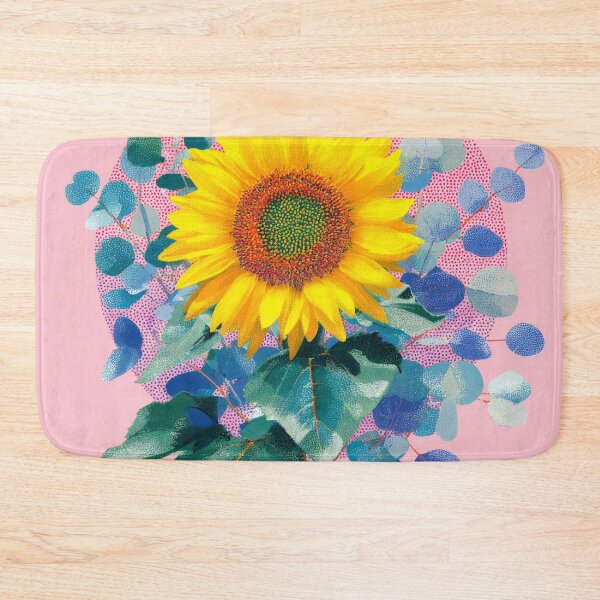 Item preview, Sunflower and Eucalyptus Pink Glow designed and sold by scicilysimonee.
