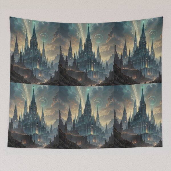 Item preview, Castle Epic Chronicles Powerful Galactic Journeys Unfold Art designed and sold by ART ATTACK ZONE.