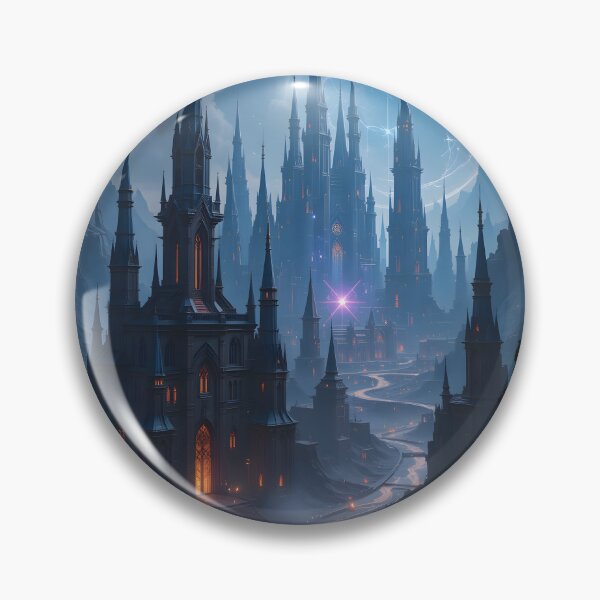 Item preview, Gothic Epic Chronicles Powerful Galactic Journeys Unfold Art designed and sold by ART ATTACK ZONE.