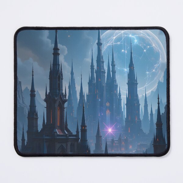 Item preview, Gothic Epic Chronicles Powerful Galactic Journeys Unfold Art designed and sold by ART ATTACK ZONE.