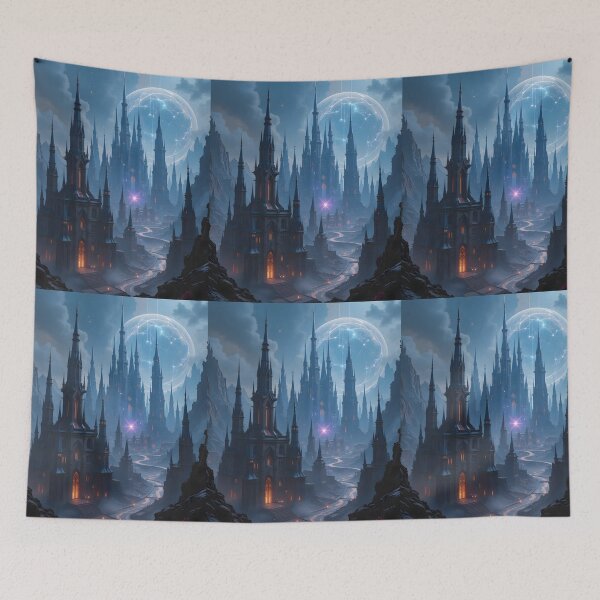 Item preview, Gothic Epic Chronicles Powerful Galactic Journeys Unfold Art designed and sold by ART ATTACK ZONE.