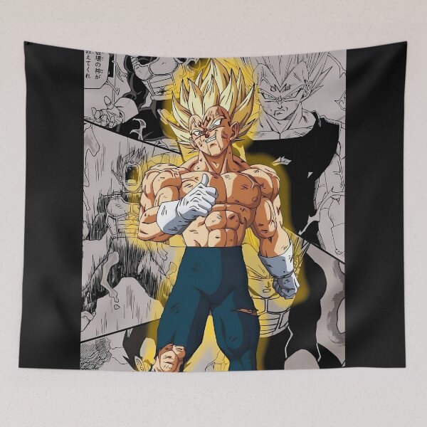 Item preview, Battle-Worn Golden Warrior with Glowing Aura – Epic Anime Artwork designed and sold by Artistic canvas store.