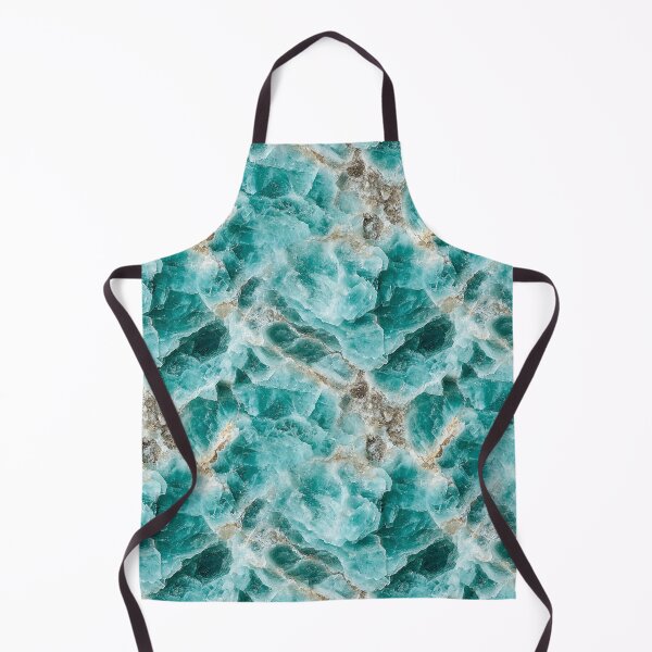 Item preview, Glossy Turquoise Crystal Seamless Pattern – Elegant Mineral Texture designed and sold by DigitaICraft.
