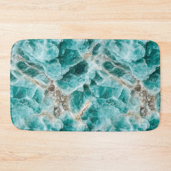 Item preview, Glossy Turquoise Crystal Seamless Pattern – Elegant Mineral Texture designed and sold by DigitaICraft.