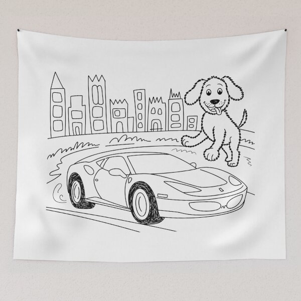 Item preview, Vintage Classic Car Fun Cars Criative  designed and sold by PrintCarClub.