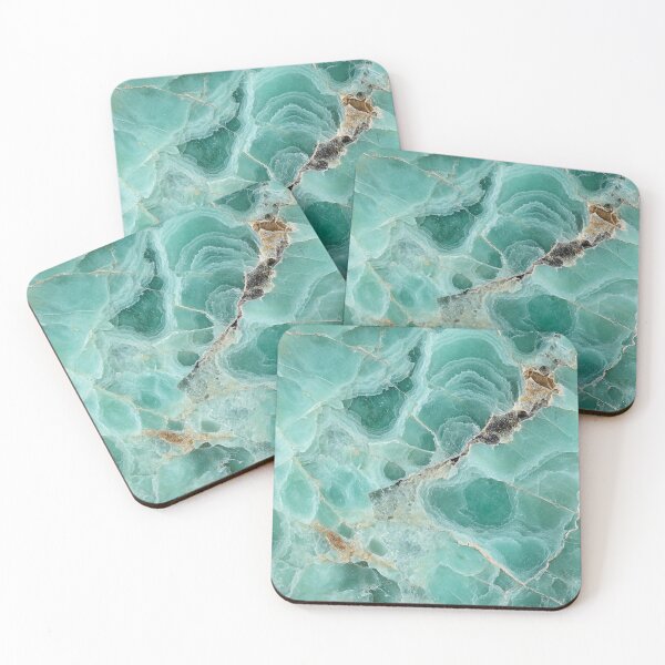 Item preview, Polished Aqua Seamless Texture – Chic Gemstone Abstract Design designed and sold by DigitaICraft.
