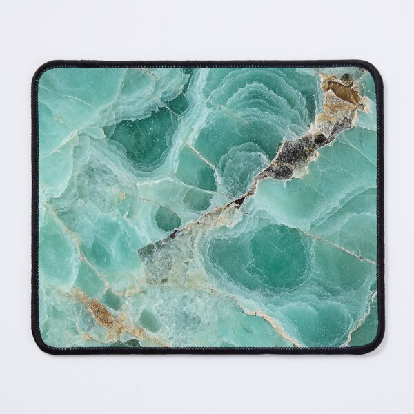Item preview, Polished Aqua Seamless Texture – Chic Gemstone Abstract Design designed and sold by DigitaICraft.
