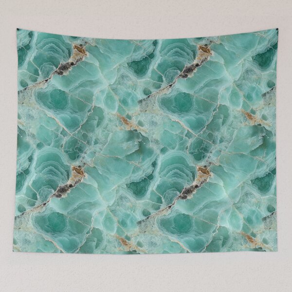 Item preview, Polished Aqua Seamless Texture – Chic Gemstone Abstract Design designed and sold by DigitaICraft.