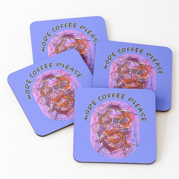 Item preview, More Coffee Please designed and sold by Boris Vujovich Abstract Art.