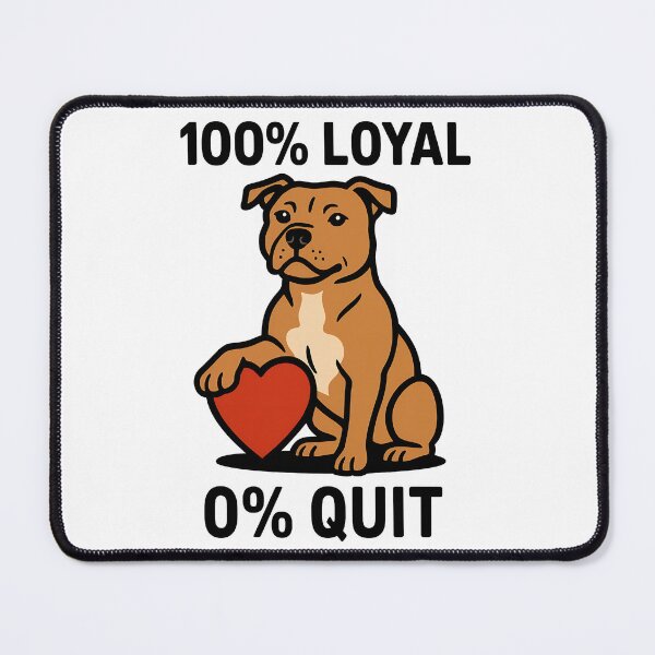 Item preview, Staffordshire Bull Terrier with Heart - Cute Dog Lover Illustration designed and sold by BestFriendTees.