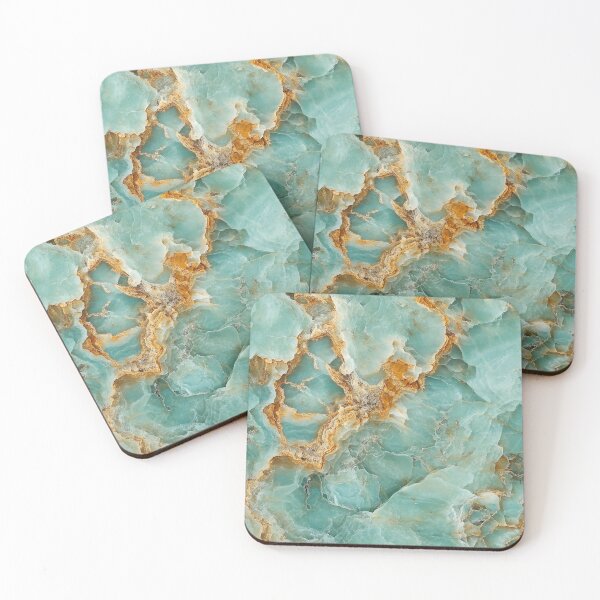 Item preview, Luxury Aqua Crystal Seamless Artwork – Modern Gemstone-Inspired Pattern designed and sold by DigitaICraft.