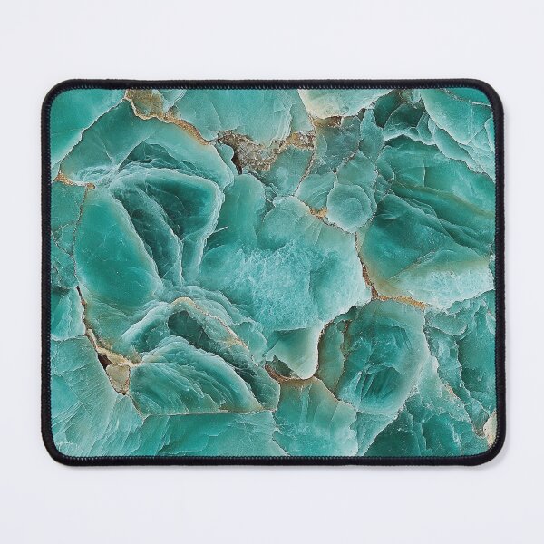 Item preview, Soft Turquoise Seamless Texture – Polished Mineral-Inspired Design designed and sold by DigitaICraft.